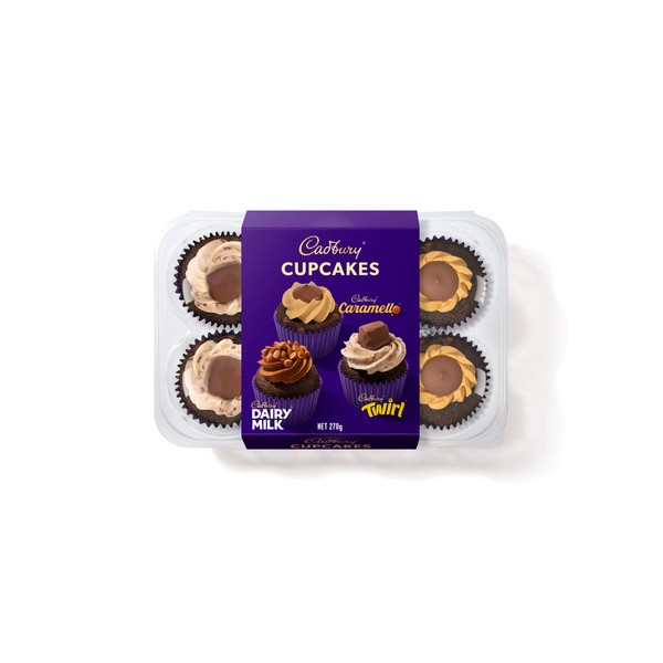 Cadbury Mixed Cupcakes 6pack | 270g
