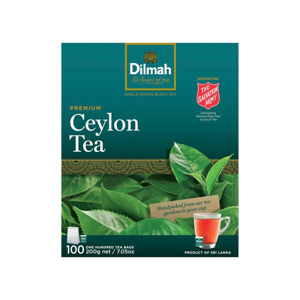 Dilmah Pure Ceylon Premium Tea Bags 100 pack | 200g