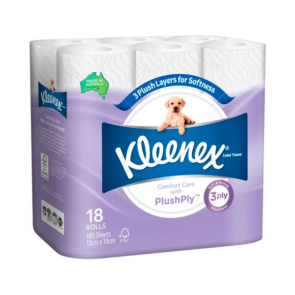 Kleenex Kleenex Comfort Care 3ply Toilet Paper | 18 pack