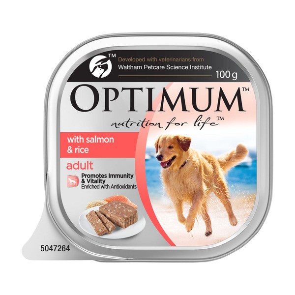 Optimum Adult Dog Food Salmon And Rice | 100g