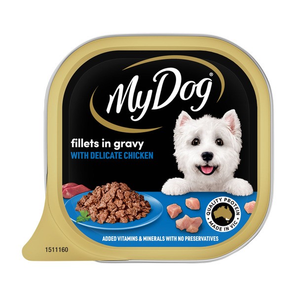 My Dog Adut Wet Dog Food Chicken Fillets In Gravy Tray | 100g