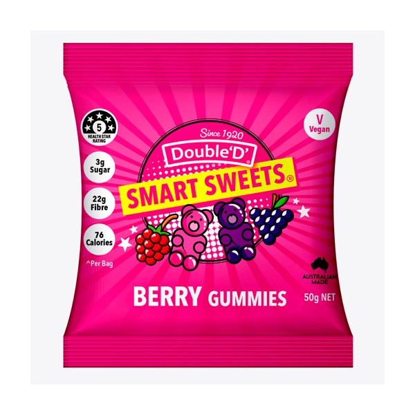 Double D Double D Smart Sweets Berry Gummies | 50g