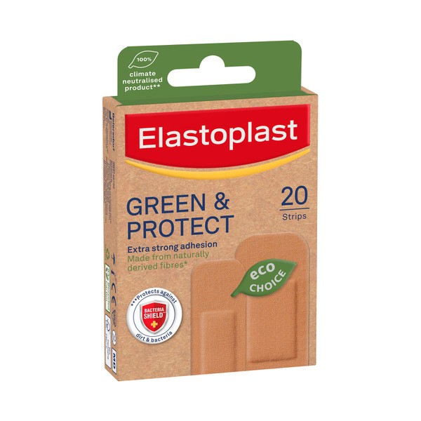 Elastoplast Green & Protect Adhesive Strip | 20 pack