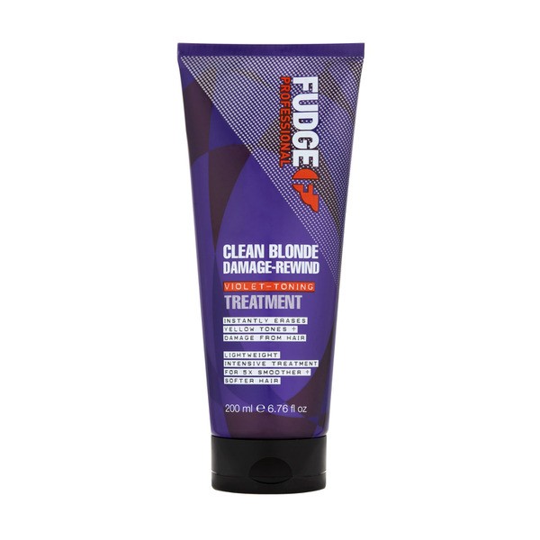 Fudge Professional Clean Blonde Purple Violet Toning Treatment | 200mL