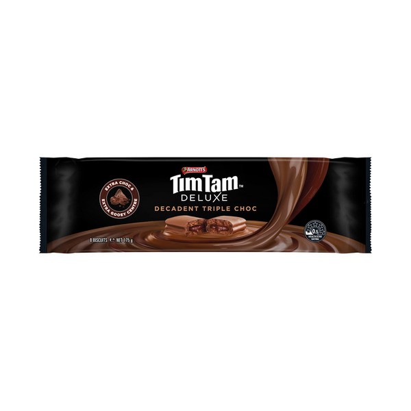 Arnotts Tim Tam Deluxe Chocolate Biscuits Triple Choc | 175g