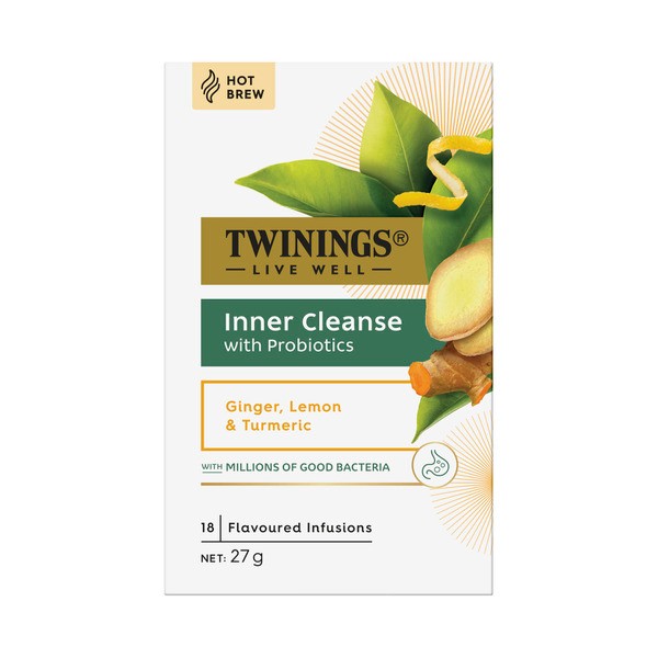 Twinings Live Well Probiotic Blend Tea Bags | 18 pack