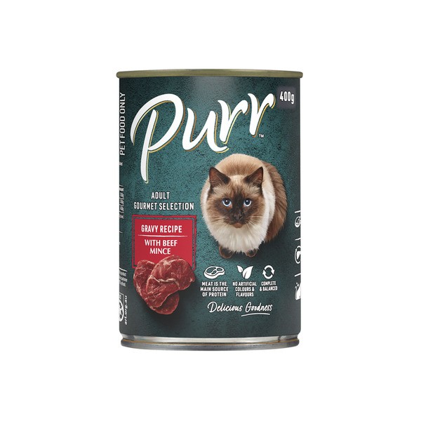 Purr Cat Food With Beef Mince | 400g