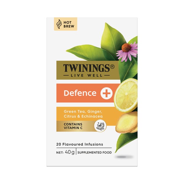 Twinings Live Well Defense Tea Bags | 20 pack