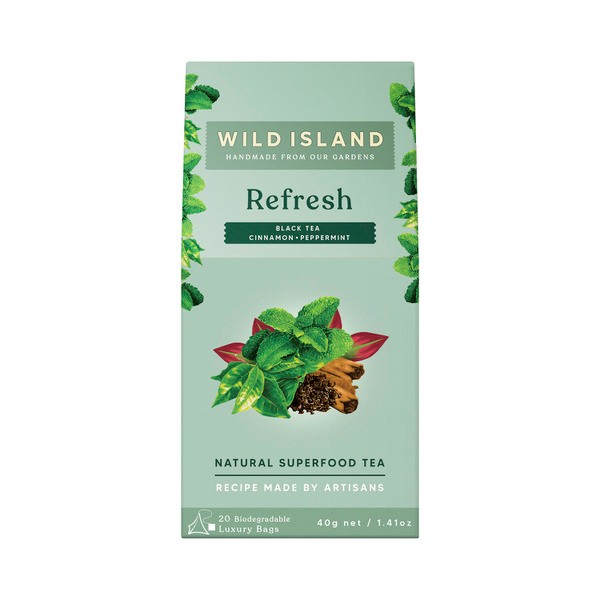 Dilmah Wild Island Coriander With Cinnamon & Peppermint Refresh Blend | 20 pack