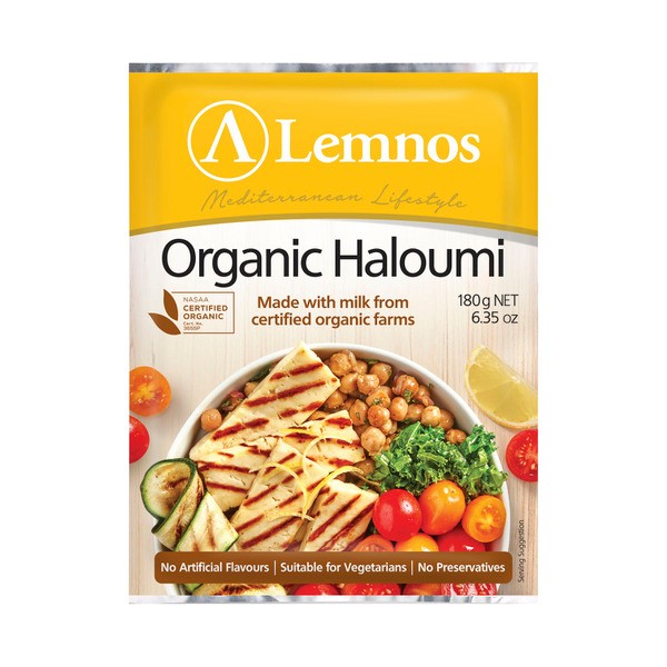 Lemnos Dairy Organic Haloumi Cheese | 180g