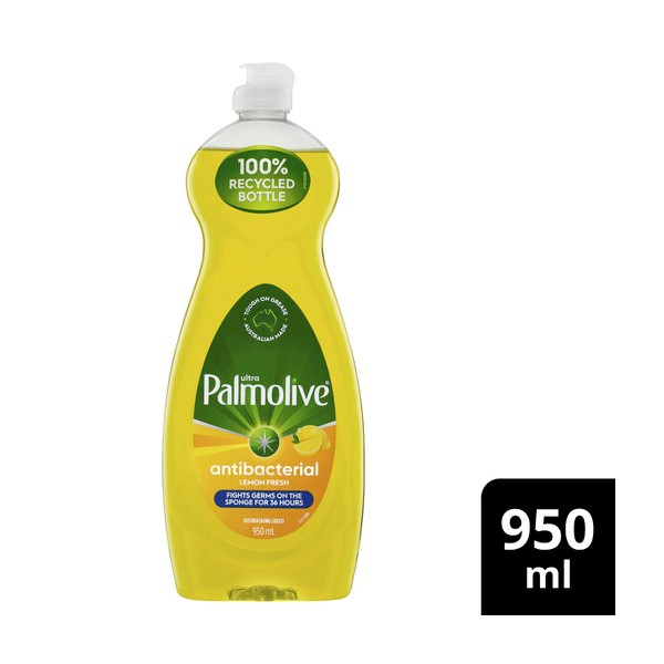 Palmolive Ultra Strength Concentrate Antibacterial Dishwashing Liquid Lemon | 950mL