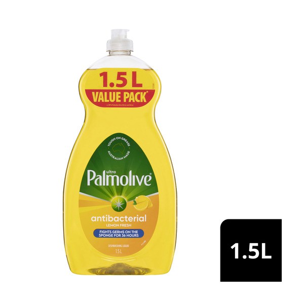 Palmolive Ultra Strength Concentrate Antibacterial Dishwashing Liquid Lemon | 1.5L