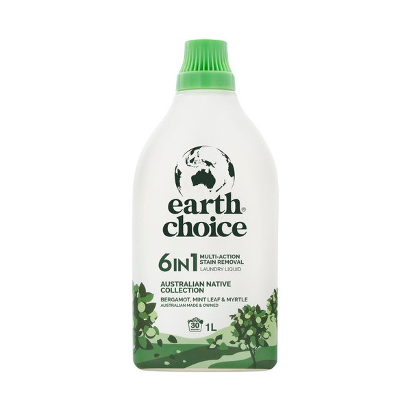 Earth Choice Laundry Liquid Bergamot Mint Leaf & Myrtle | 1L