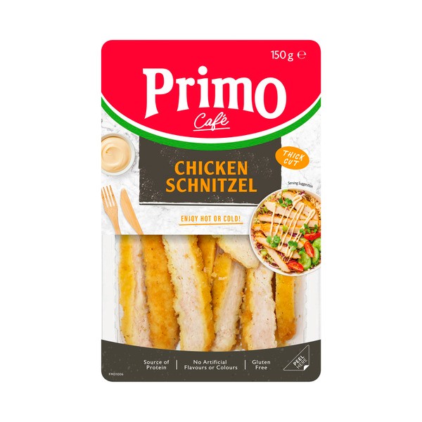 Primo Cafe Classics Sliced Chicken Schnitzel | 150g