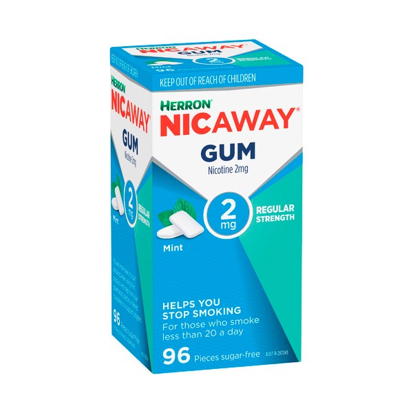 Herron Nicaway Mint Chewing Gum 2Mg | 96 pack