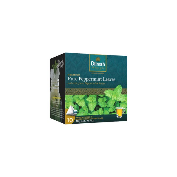 Dilmah Pure Peppermint Leaf Tea Bags | 10 pack