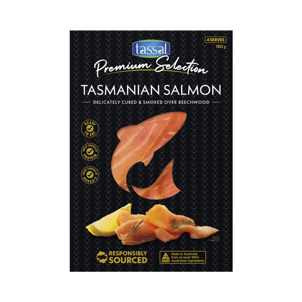 Tassal Tasmanian Smoked Salmon Premium Selection | 180g