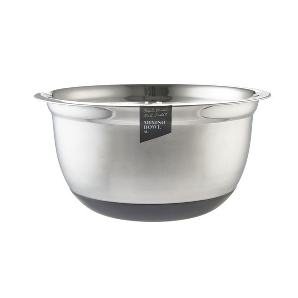 Cook & Dine Stainless Steel Mixing Bowl 4L | 1 each