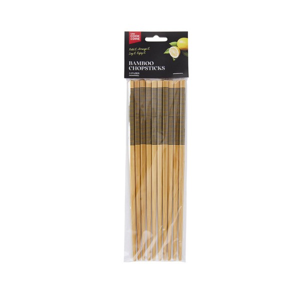 Cook & Dine Bamboo Chop Sticks | 5 pack