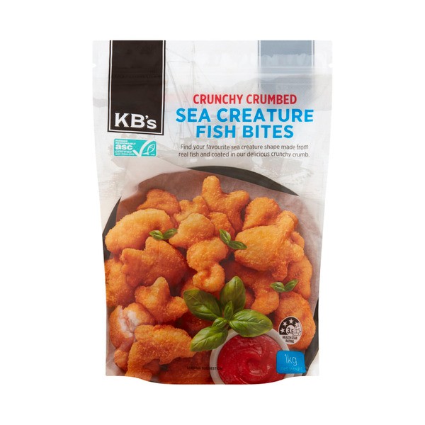 KB's Sea Creature Crumbed Fish Bites | 1kg