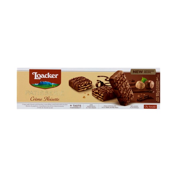 Loacker Gran Pasticceria Creme Noisette Chocolate Wafer Biscuit | 100g