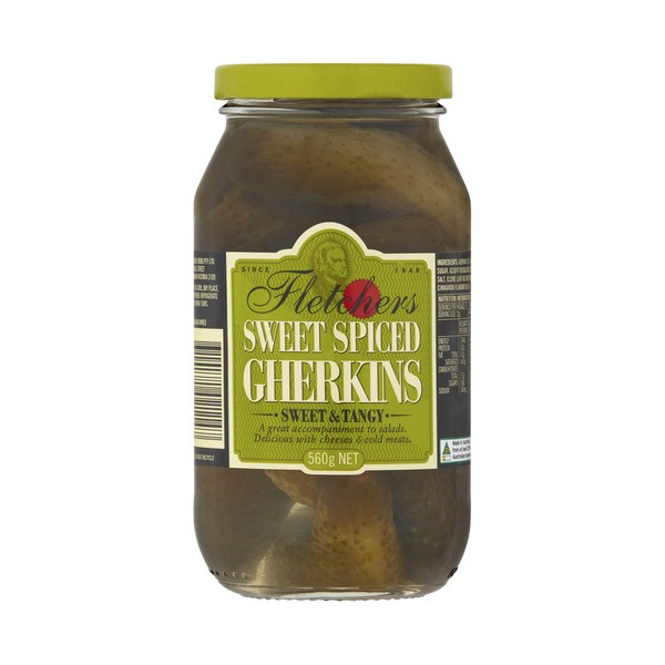 Fletchers Sweet Spiced Gherkins | 560g