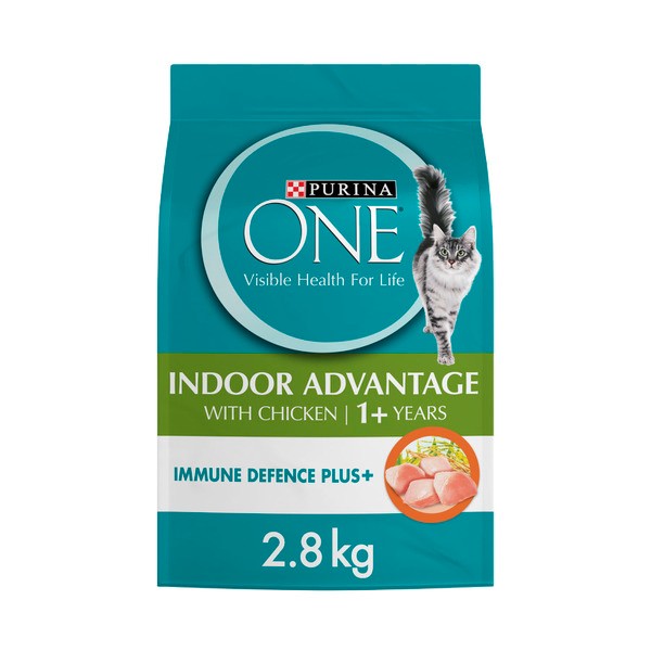 Purina One Adult Dry Cat Food Indoor With Chicken | 2.8kg