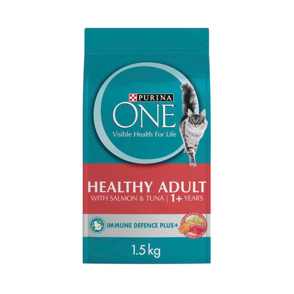 Purina One Adult Dry Cat Food Healthy Salmon And Tuna | 1.5kg