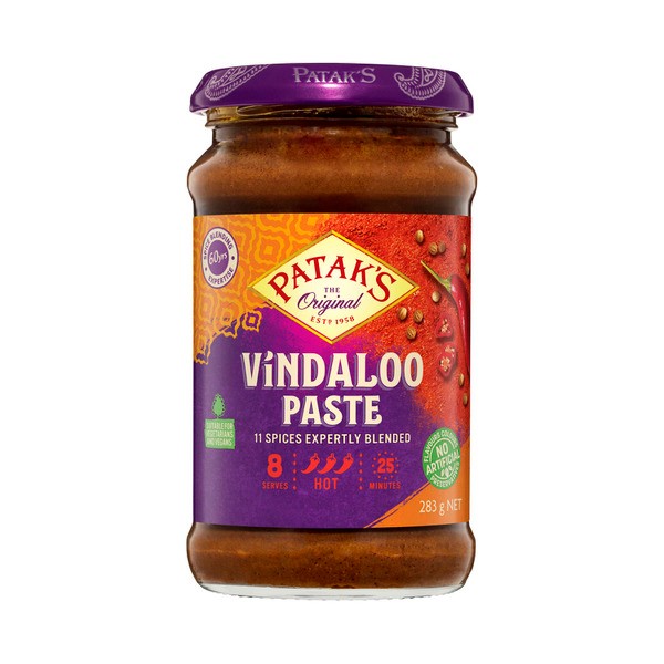 Patak's Vindaloo Curry Paste Hot | 283g