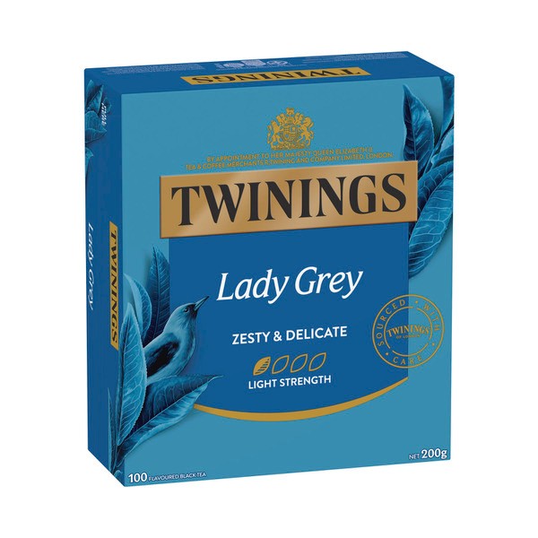 Twinings Lady Grey Tea Bags | 100 pack