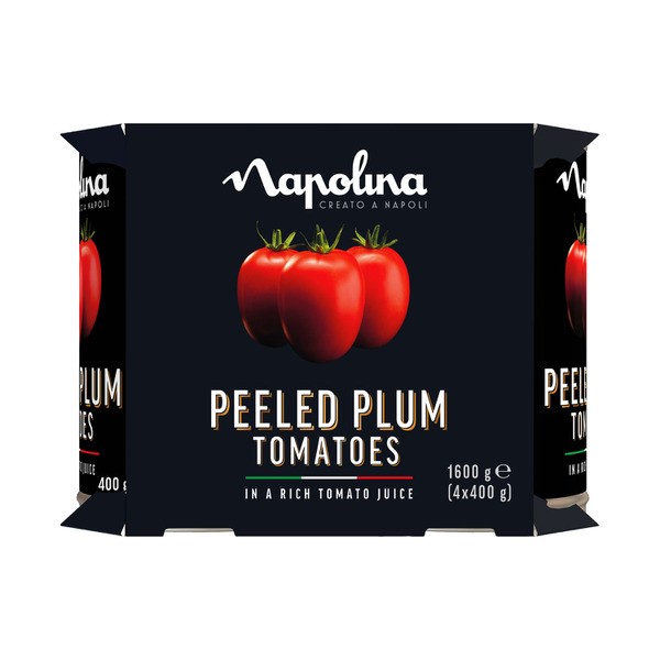 Napolina Plum Tomatoes 4 Pack | 1.6kg