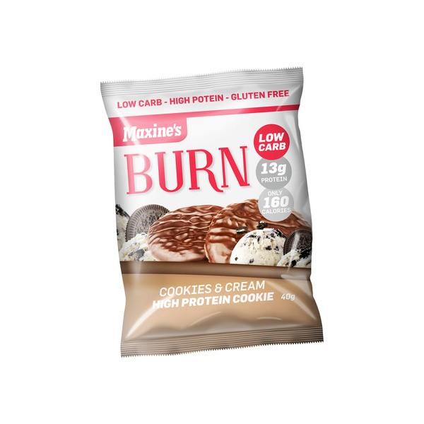 Maxines Burn Cookies & Cream High Protein Cookie | 40g