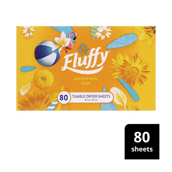 Fluffy Dryer Sheet Morning Sun | 80 pack