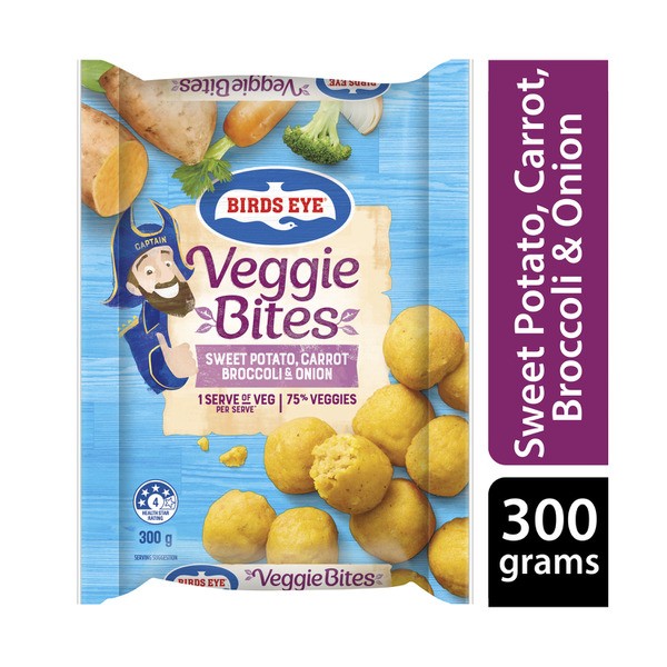 Birds Eye Sweet Potato Veggie Bites | 300g