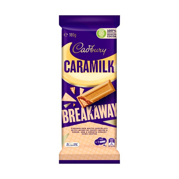 Cadbury Caramilk Breakaway Chocolate Block | 180g
