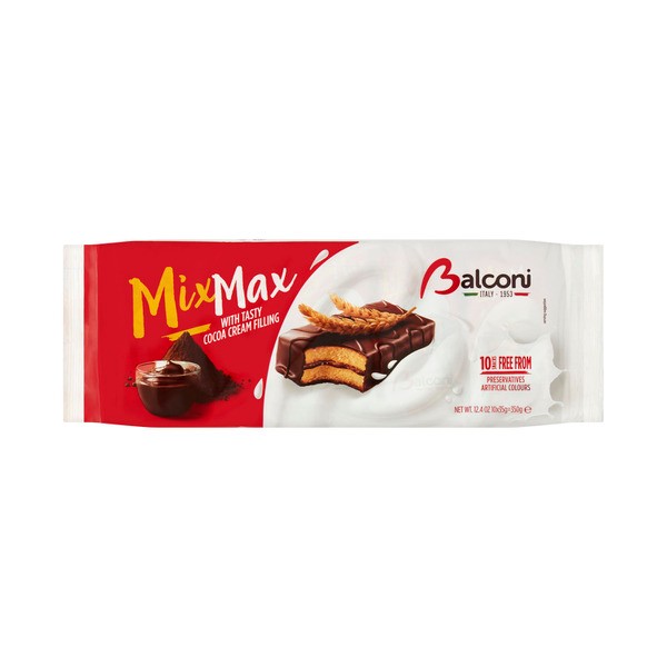 Balconi Mix Max Cocoa Cakes 10 pack | 350g