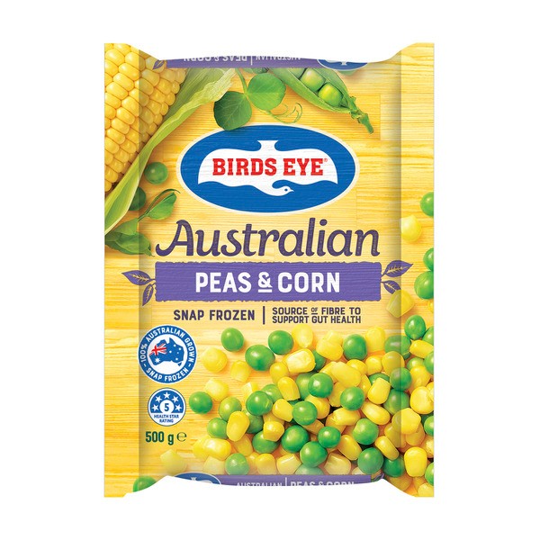 Birds Eye Snap Frozen Vegetable Peas Corn | 500g