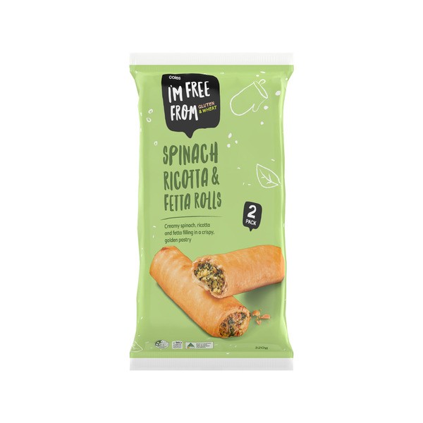 Coles I'M Free From Spinach & Ricotta Roll | 320g