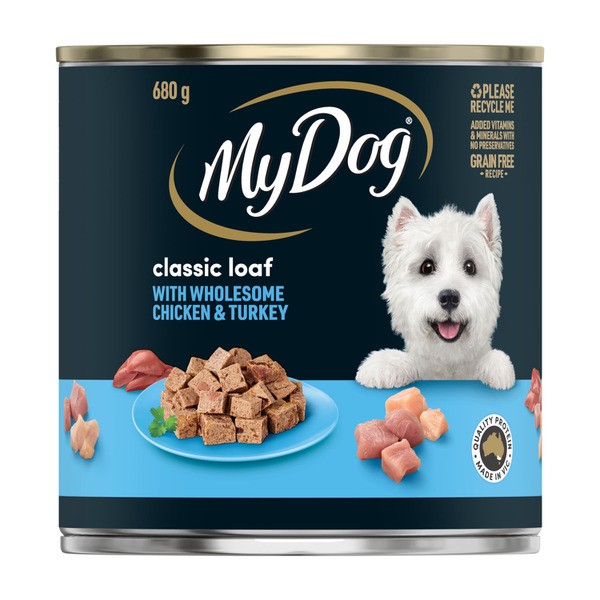 My Dog Classic Loaf With Wholesome Chicken & Turkey Can Wet Dog Food | 680g