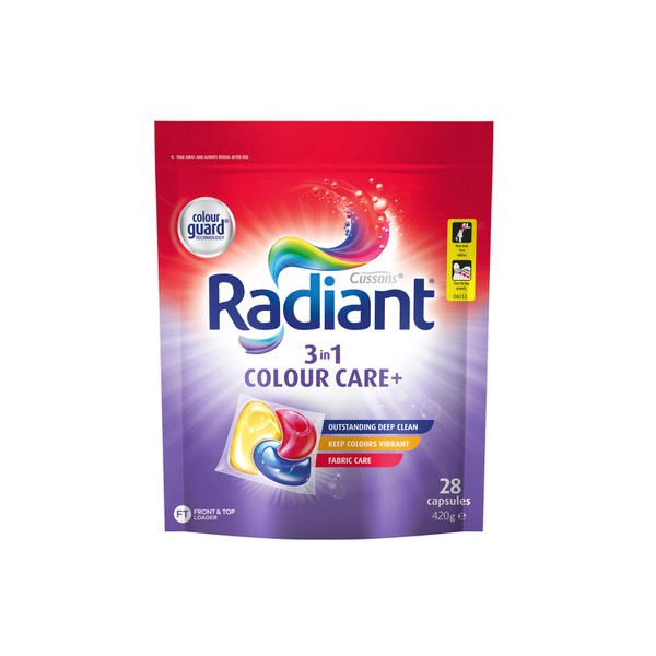 Radiant Laundry Capsules Colour Care | 28 pack