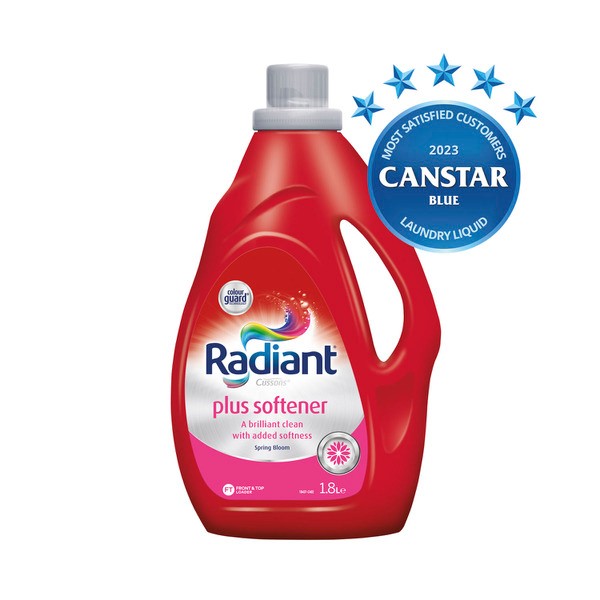 Radiant Laundry Liquid Plus Softener | 1.8L