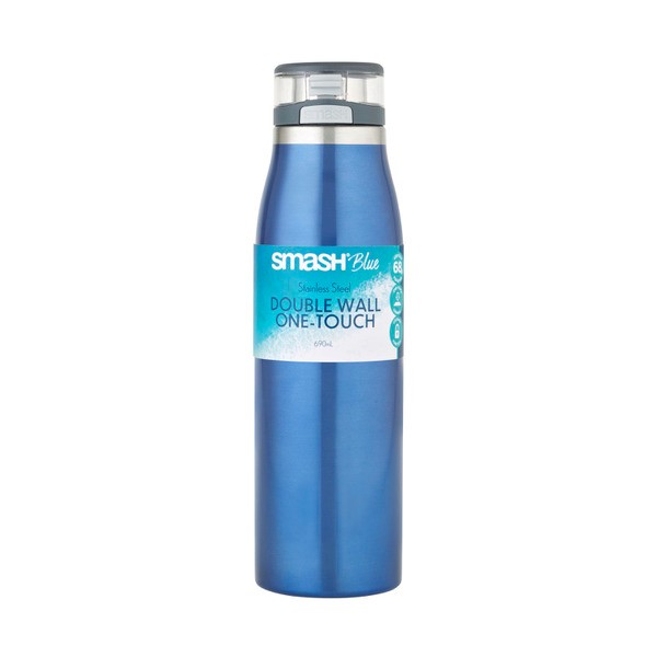 Smash Blue Stainless Steel Double Wall One Touch | 690mL