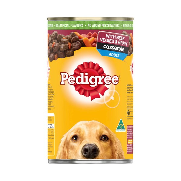 Pedigree Casserole With Beef & Gravy Adult Wet Dog Food Can | 1.2kg