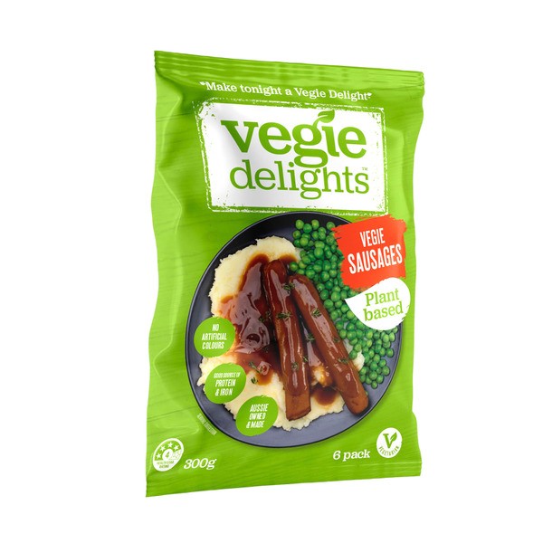 Vegie Delights Plant Based Vegie Sausages | 300g
