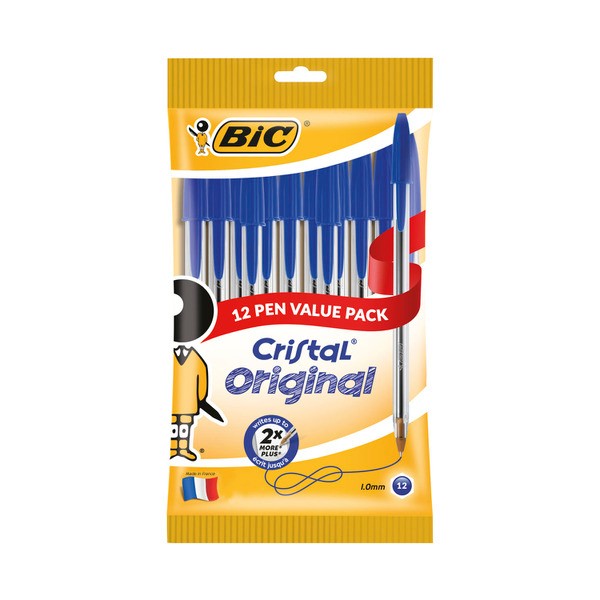 Bic Cristal Original Pens Blue | 12 pack