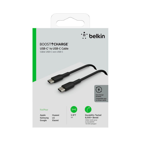 Belkin Boostcharge Usb-C To Usb-C Cable- 1m - Black | 1 pack