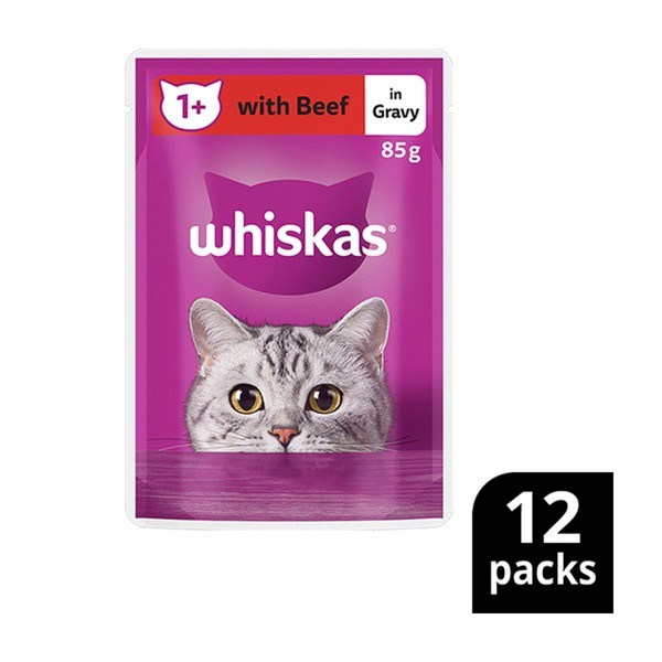 Whiskas Favourites Mixed In Gravy Cat Food 12x85g | 12 pack
