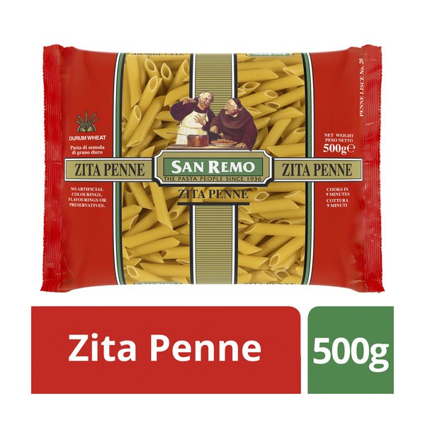 San Remo Penne Zita Pasta No 20 | 500g
