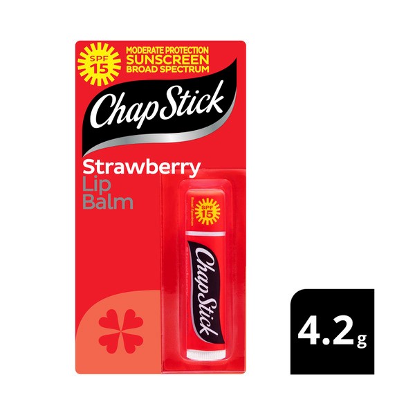 Chapstick Strawberry Lip Balm SPF15+ | 4.2g