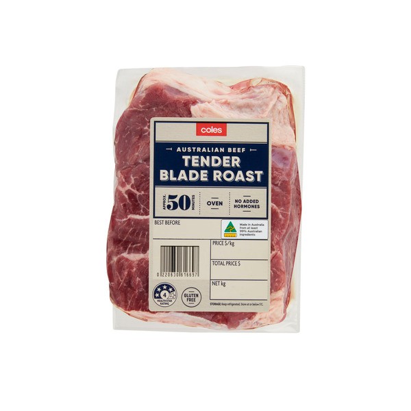 Coles Beef Tender Blade Roast | approx. 1kg